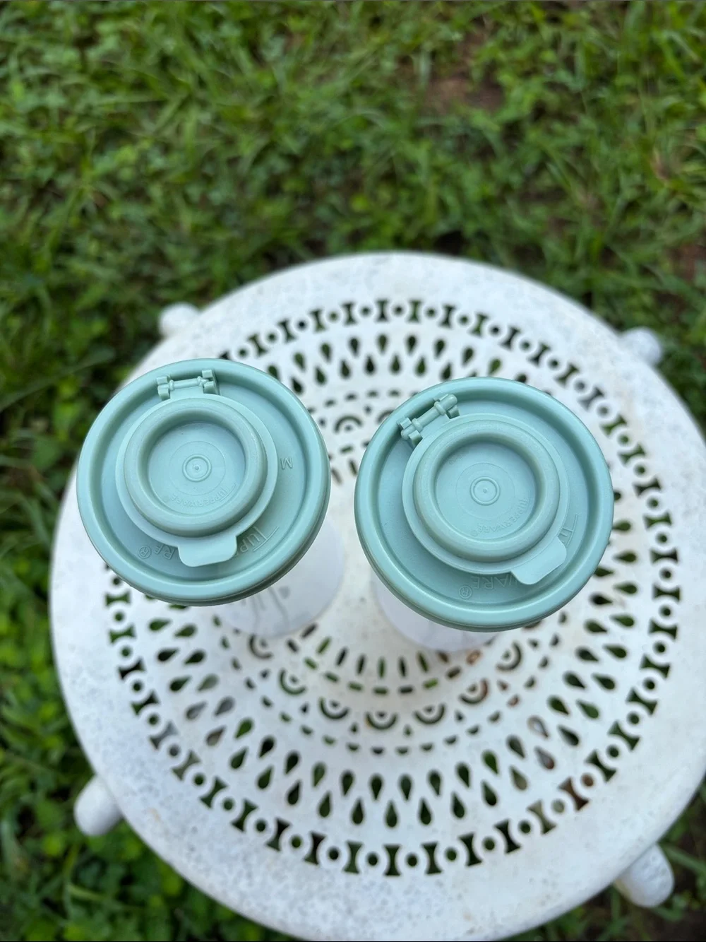 Tupperware Salt and Pepper Shakers (big size)